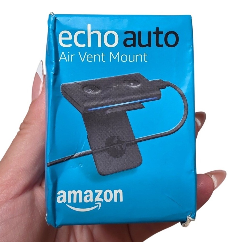 Amazon Echo Auto Air Vent Mount Magnetic Shelf Adjustable Clip Black B07DD6Y9X9